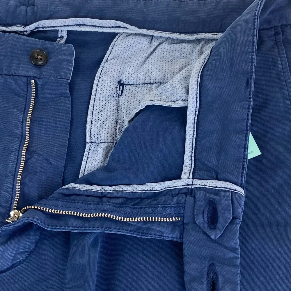 NWT Peter Collection Wayfare Shorts Riviera Blue Cotton Blend Size 42‎ $168 - Picture 4 of 10